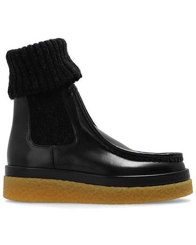 Chloé Jamie Sock Ankle Boots - Black