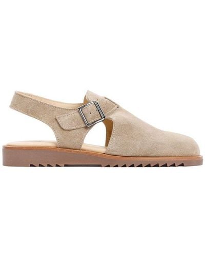 Paraboot Adriatic Buckled Slingback Sandals - Natural