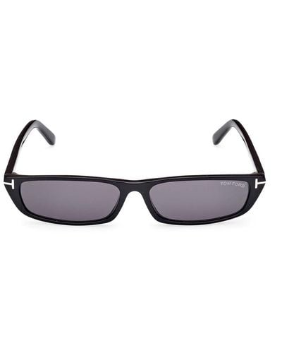 Tom Ford Rectangle Frame Sunglasses - Black