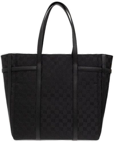 MISBHV Monogram Shopper Bag - Black