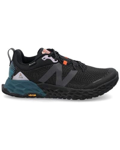 New Balance Trail Running Round Toe Sneakers - Black