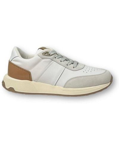 Tod's Round Toe Lace-up Trainers - White