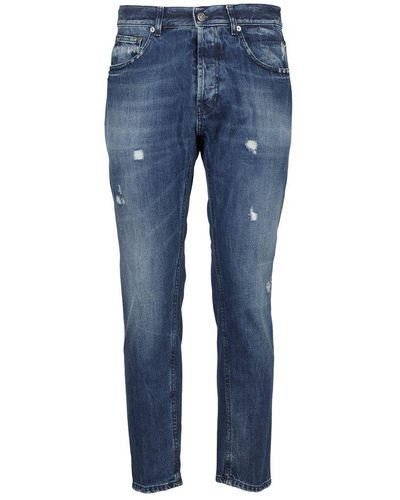 Dondup Stretched Distressed Jeans - Blue