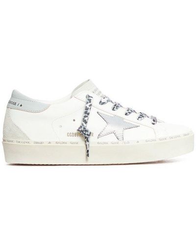 Golden Goose Hi Star Lace-up Trainers - White