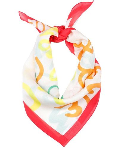 Loewe Cotton And Silk Scarf - Multicolor