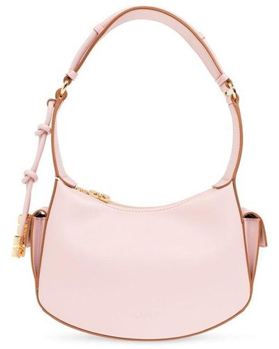 Ganni 'swing' Shoulder Bag, - Pink