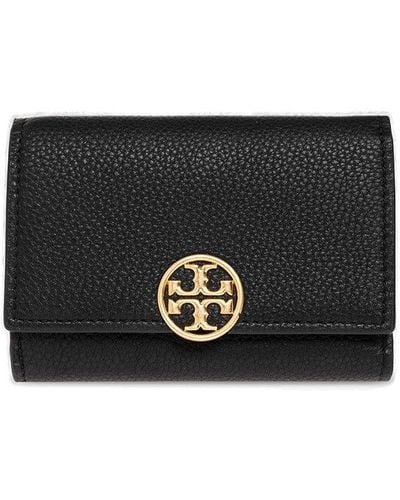 Tory Burch Wallet With Logo - Black