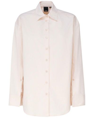 Pinko Eden Long Sleeved Buttoned Shirt - White