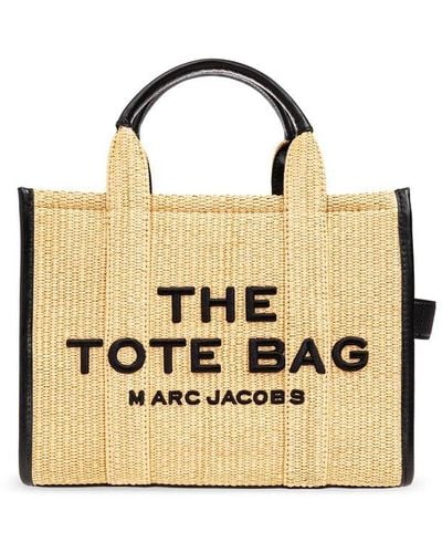 Marc Jacobs The Medium Woven Top Handle Bag - Natural