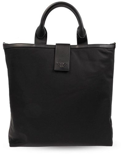 Emporio Armani Sustainability Collection Shopper Bag - Black