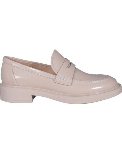 Gianvito Rossi Harris Slip-on Penny Loafers - Natural