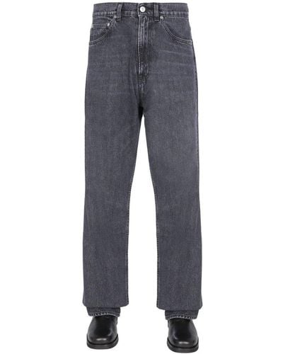 Our Legacy Straight Leg Washed Jeans - Blue