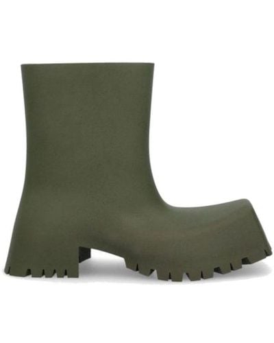 Balenciaga Trooper Slip-on Boots - Green
