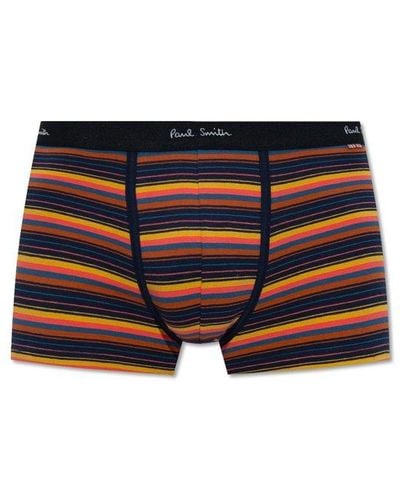 Paul Smith Boxers With Logo, - Black