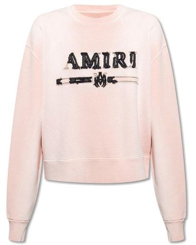 Amiri Sweatshirt With Logo - Pink