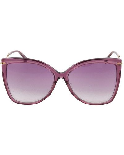 Max Mara Butterfly Frame Sunglasses - Purple