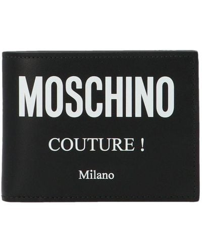 Moschino Label Wallet - Black