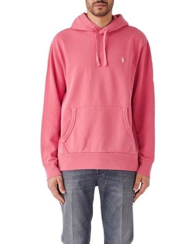 Polo Ralph Lauren Long Sleeve Sweartshirt Sweatshirt - Pink