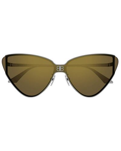 Balenciaga Cat-eye Frame Sunglasses - Green