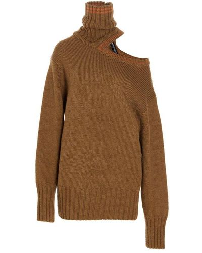 Y. Project Cutout Detail Sweater - Natural