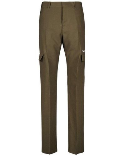 Givenchy Straight Fit Tailored Trousers - Green