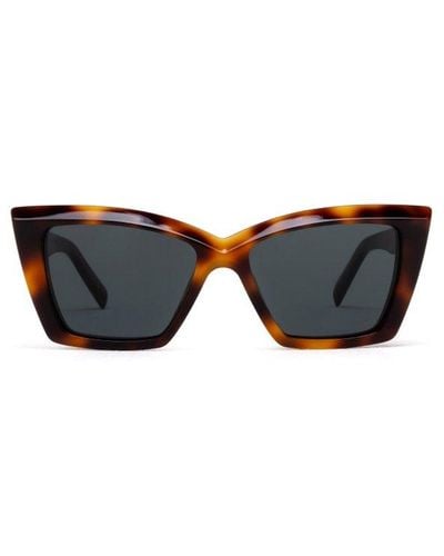 Saint Laurent Cat-eye Frame Sunglasses - Blue