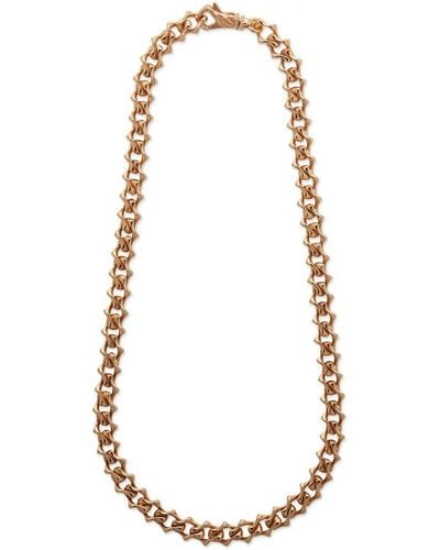 Emanuele Bicocchi Sharp Link Chain Necklace - Metallic