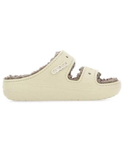 Crocs™ Classic Cozzzy Sandal - Natural