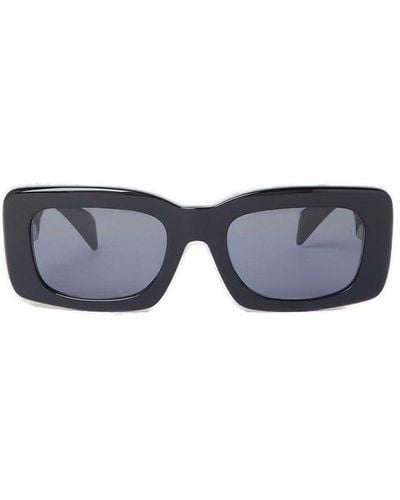 Versace Rectangular Frame Sunglasses - Gray