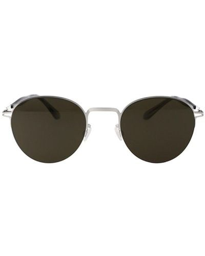 Mykita Tate Oval Frame Sunglasses - Metallic