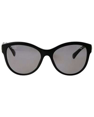 Chanel Eyewear Pantos Frame Sunglasses - Black