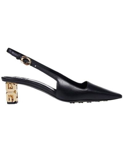 Givenchy G Cube Slingback Court Shoes - Black