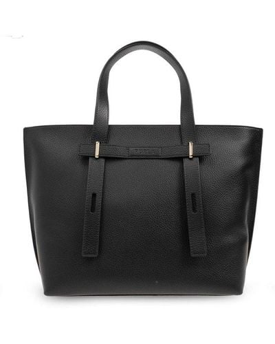 Furla Giove Medium Shopper Bag - Black