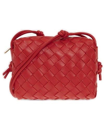 Bottega Veneta 'Loop Mini' Shoulder Bag - Red