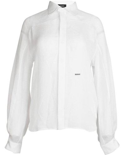 DSquared² Long-sleeve Buttoned Shirt - White