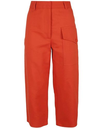 Stella McCartney Pants Twill Tailoring - Red