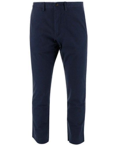 Polo Ralph Lauren Straight Leg Tailored Trousers - Blue