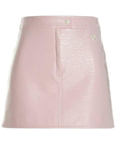 Courreges "reedition" Miniskirt - Pink