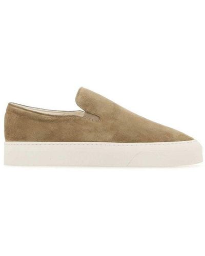 The Row Dean Slip-on Sneakers - Natural