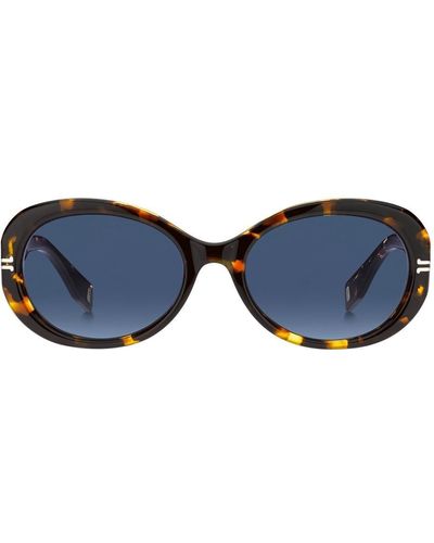 Marc Jacobs Oval Frame Sunglasses - Blue
