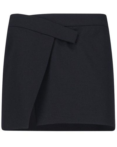 The Attico 'cloe' Mini Skirt - Black