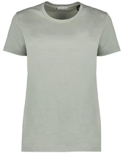 Moncler Crewneck Short-sleeved T-shirt - Grey