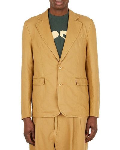 Acne Studios Single-breasted Suit Jacket - Natural