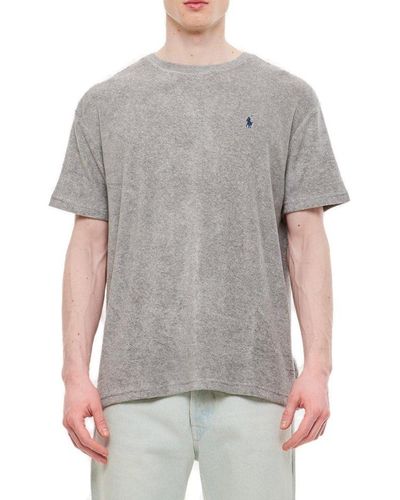 Ralph Lauren Polo Worn-in Effect Crewneck T-shirt - Grey