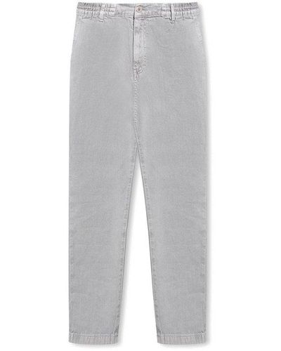 Moschino Elasticated Waist Tapered Jeans - Gray