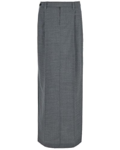 Brunello Cucinelli Wool Skirt - Grey