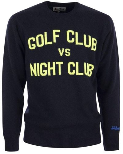 Mc2 Saint Barth Golf Vs Night Club Sweater - Blue