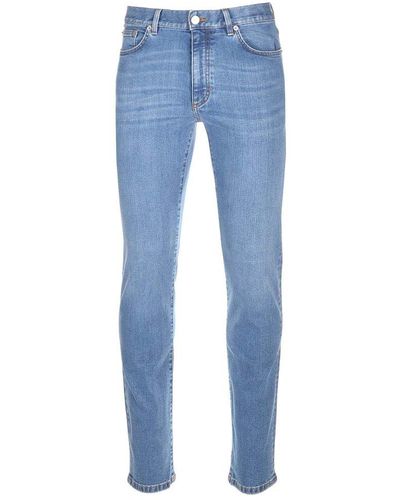 Zegna City 5-Pocket Jeans - Blue