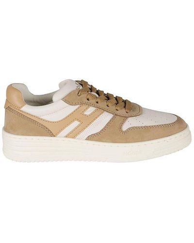 Hogan H630 Lace-up Trainers - Brown