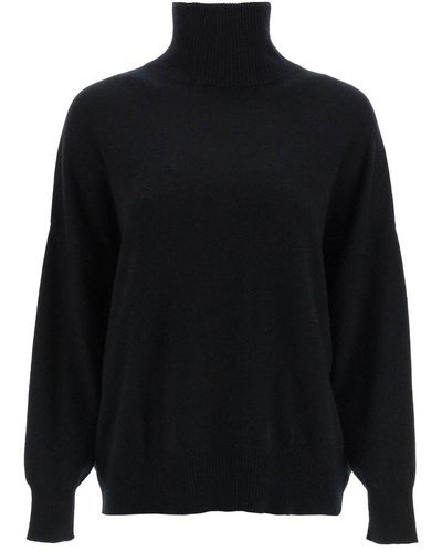 Loulou Studio Murano High-neck Knitted Jumper - Black